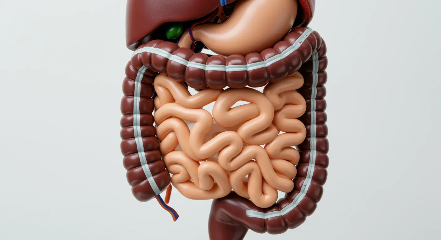 Anatomical model of human colon and intestinal tract