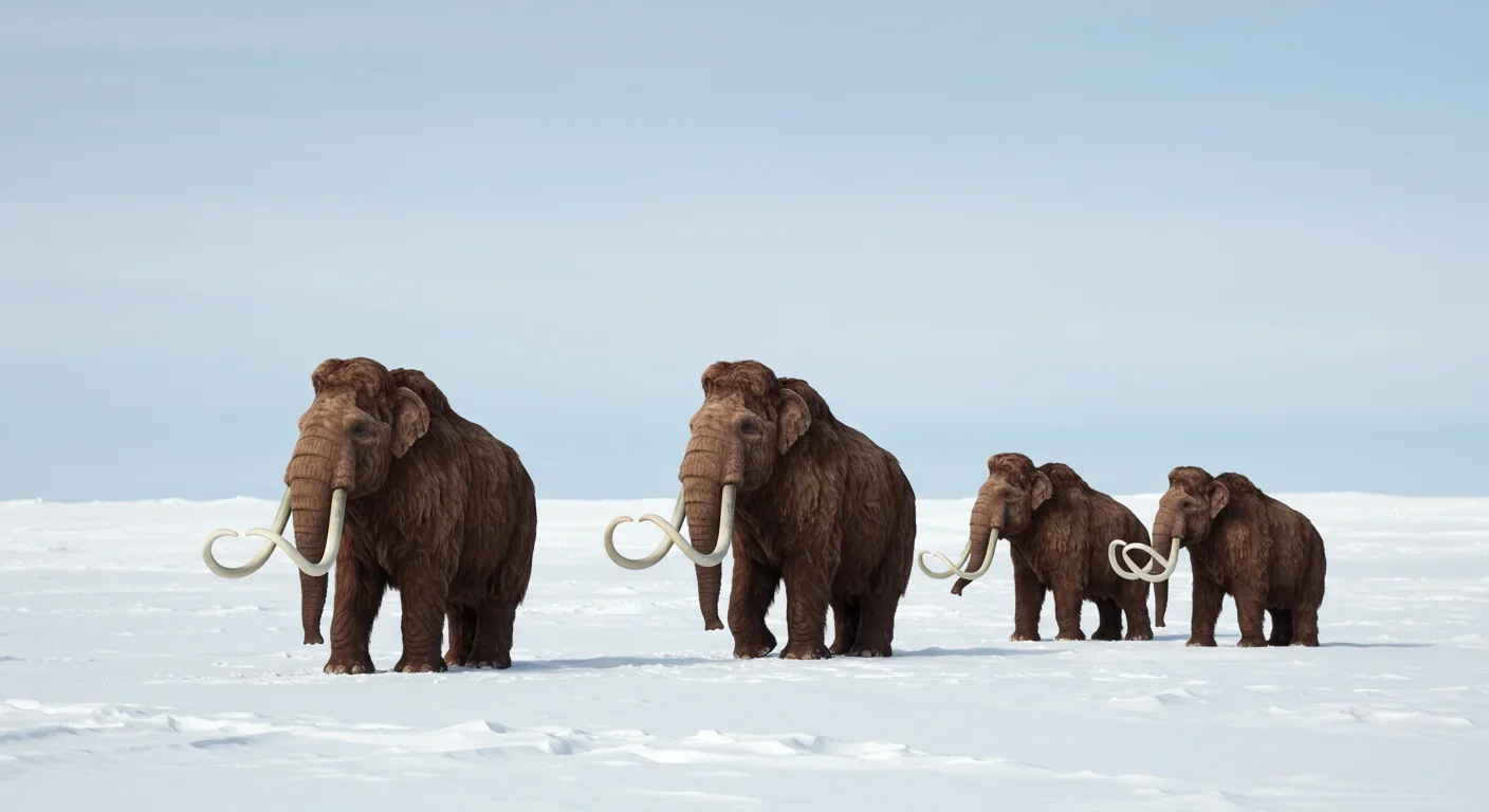 Woolly mammoths reimagined roaming restored Arctic tundra ecosystem as part of rewilding vision