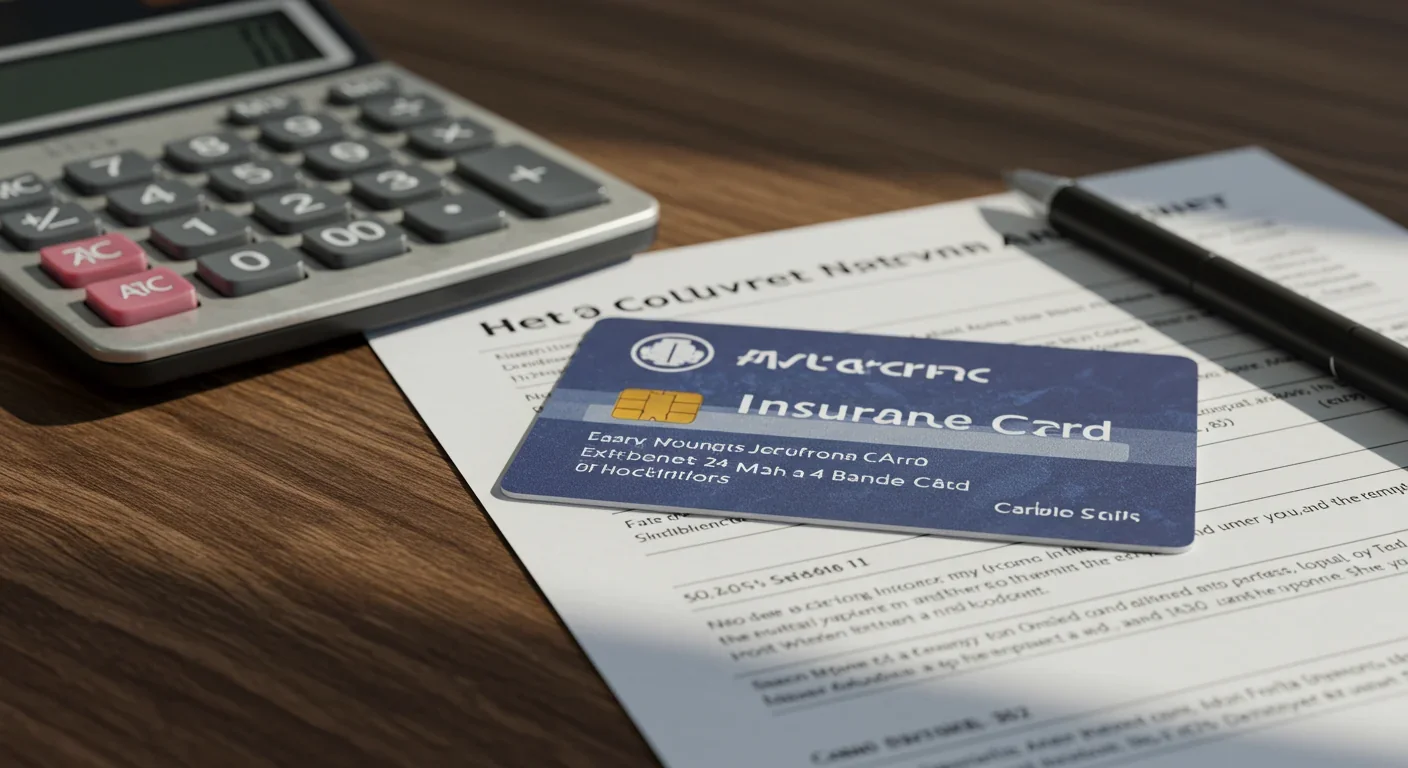 Health insurance card and medical cost calculations for fertility treatment