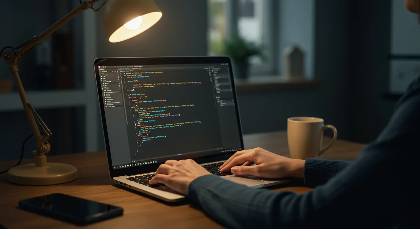 Developer writing machine learning code using GPU-accelerated frameworks