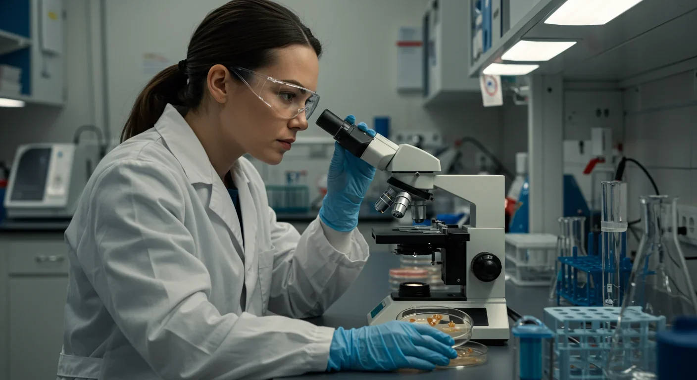 Researcher studying sea slug specimens to understand chloroplast retention mechanisms