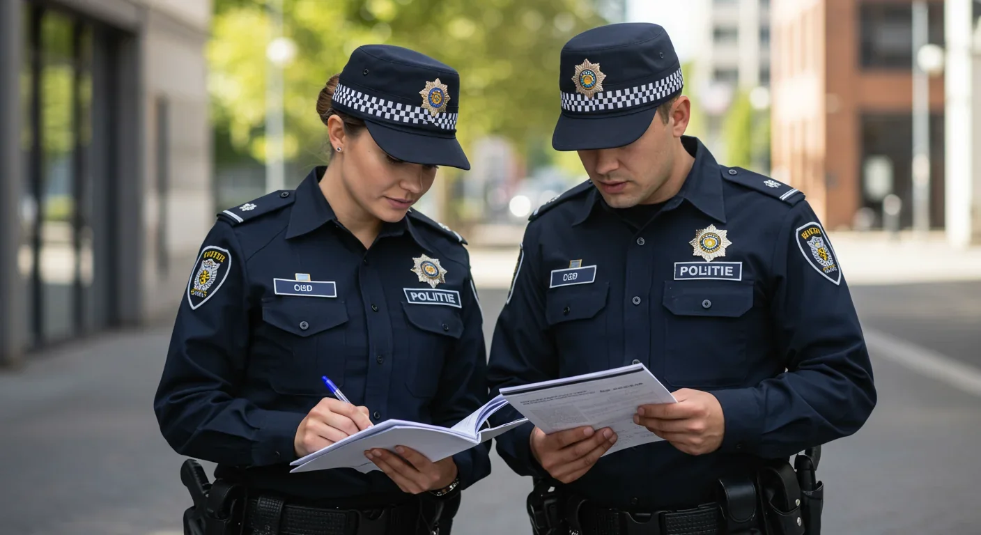 Police officers conducting witness interview training using cognitive interview techniques